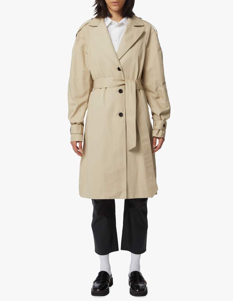 rinascente Karl Lagerfeld Trench in misto cotone con nastro
