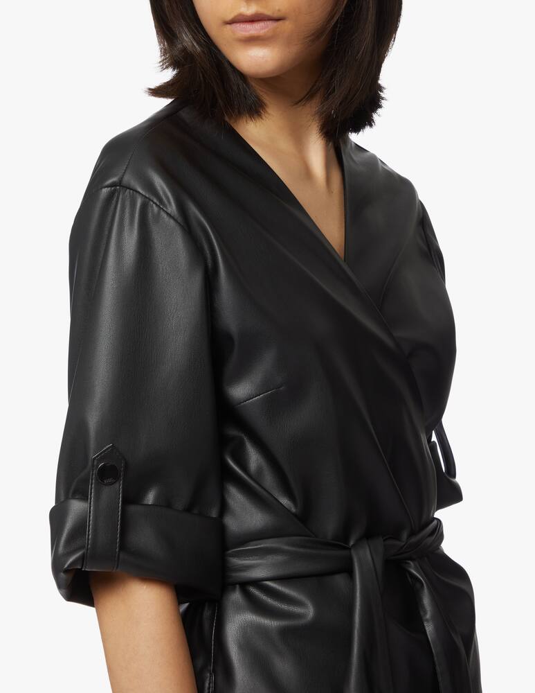 rinascente Karl Lagerfeld Faux leather shirt