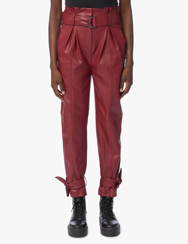 Karl Lagerfeld Pantaloni carota fit di pelle sintetica - immagine 2 Karl Lagerfeld Pantaloni carota fit di pelle sintetica - immagine 2