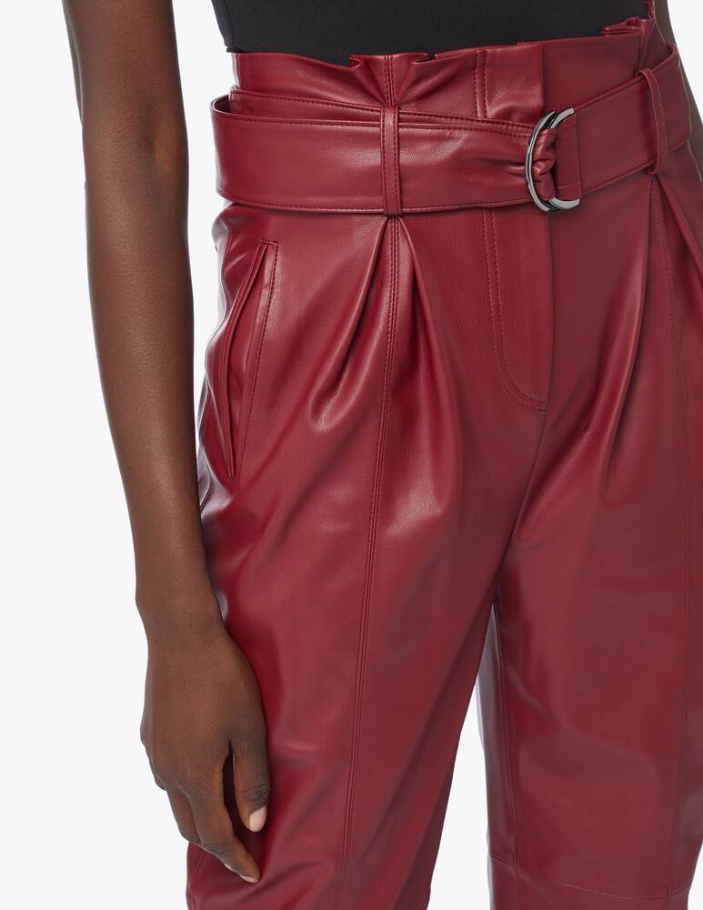 rinascente Karl Lagerfeld Carrot-fit faux leather pants