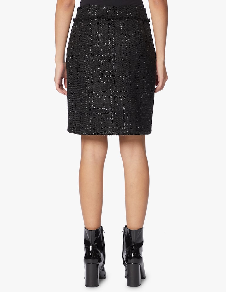 rinascente Karl Lagerfeld Mini skirt Sparkle Boucle