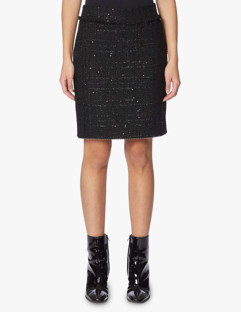 rinascente Karl Lagerfeld Mini skirt Sparkle Boucle