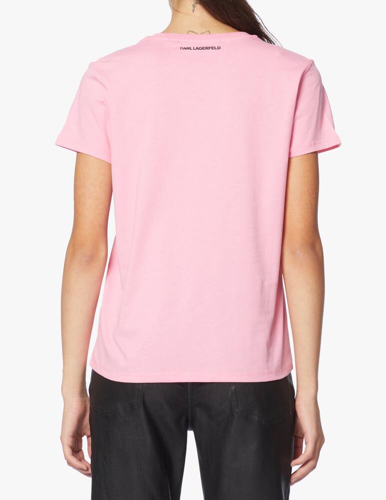 rinascente Karl Lagerfeld Cotton t-shirt Boucle Karl Profile