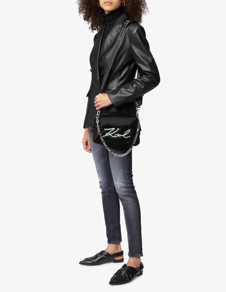 rinascente Karl Lagerfeld Signature soft small crossbody bag