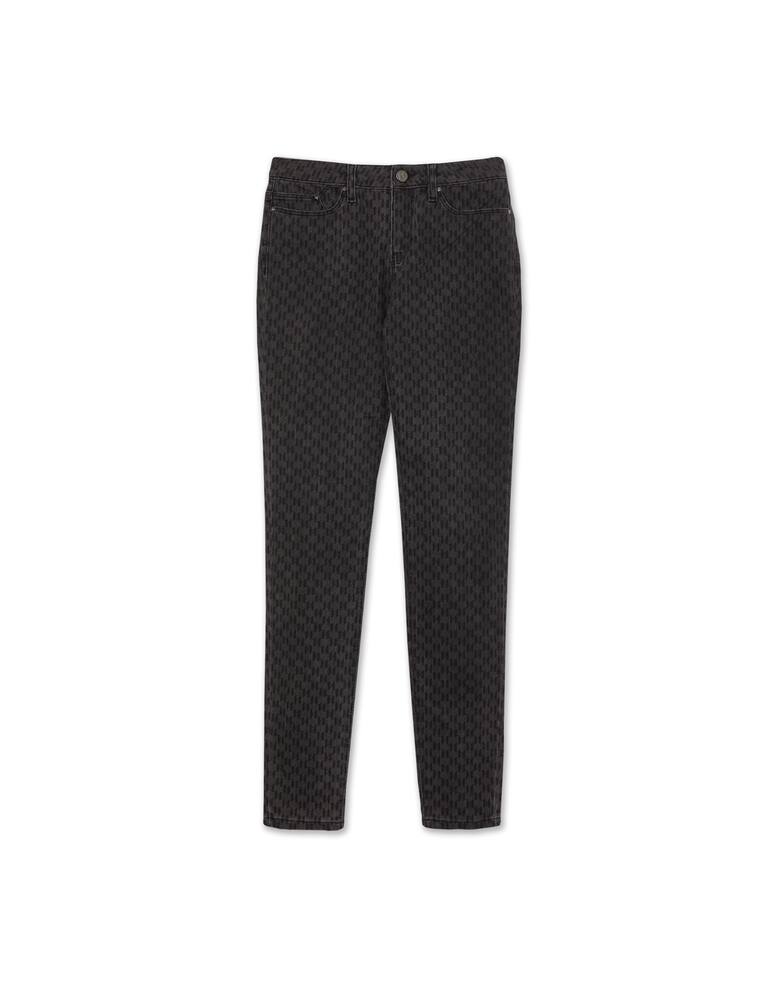 rinascente Karl Lagerfeld High rise skinny jeans monogram