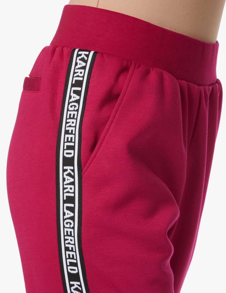 rinascente Karl Lagerfeld Viscose joggers - pink