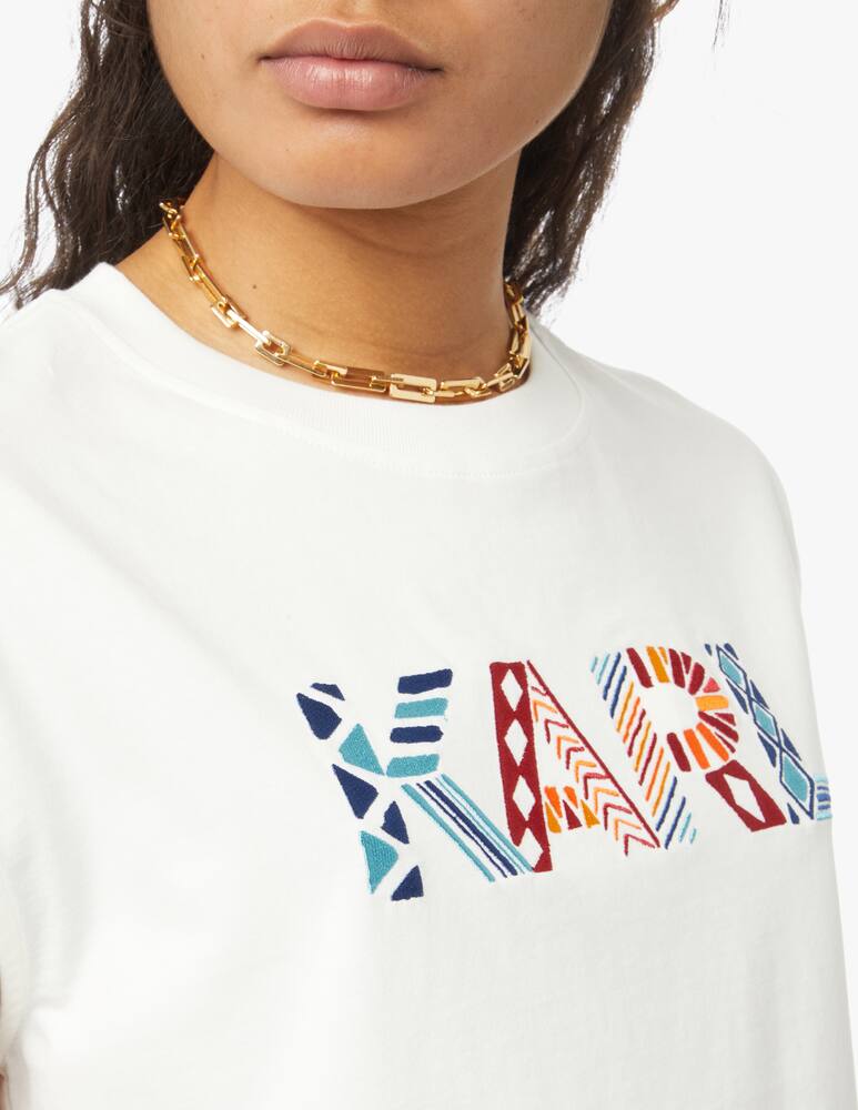 rinascente Karl Lagerfeld T-shirt in cotone con logo - bianco