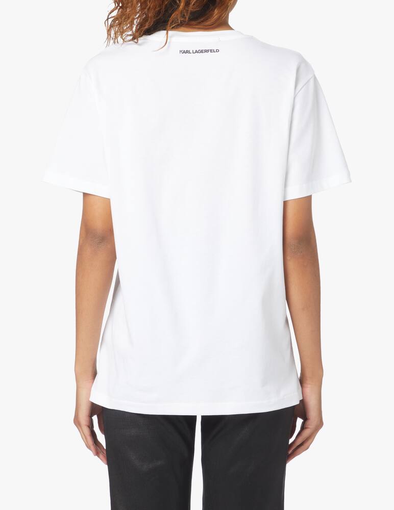 rinascente Karl Lagerfeld T-shirt in cotone Karl - bianco