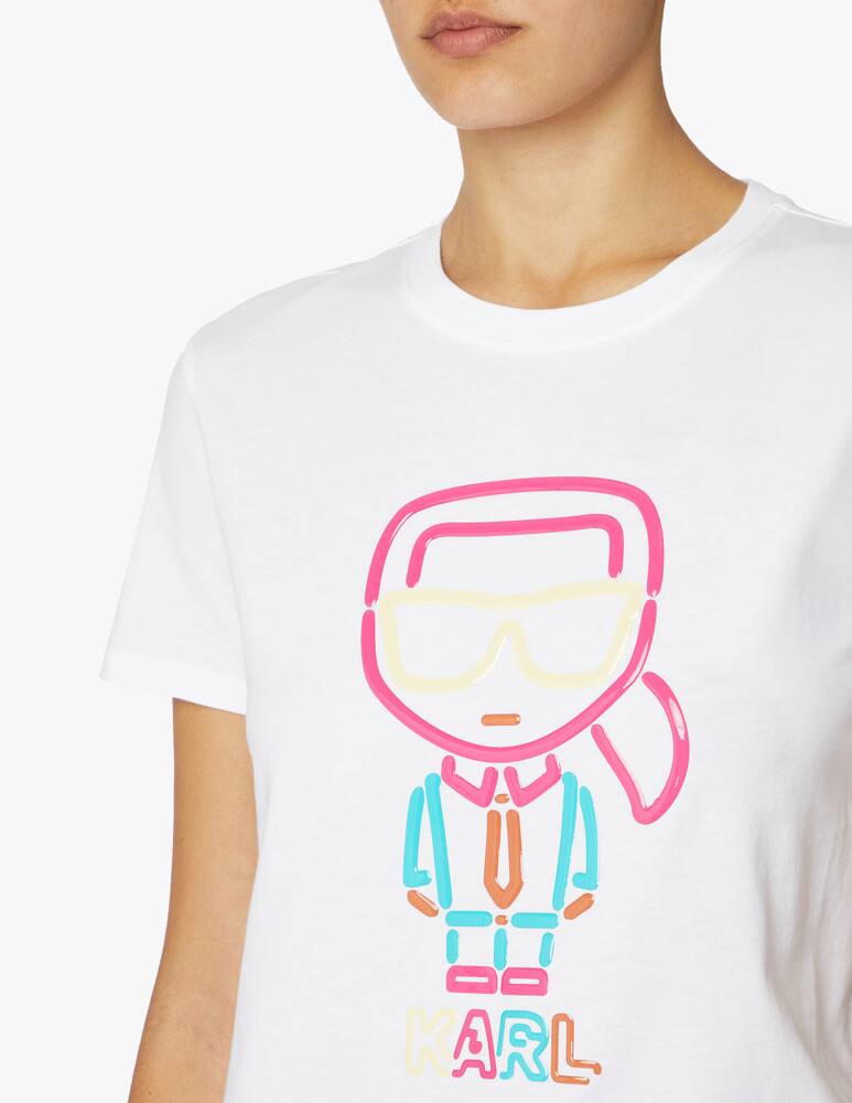 rinascente Karl Lagerfeld Ikonik Karl Jelly t-shirt - white