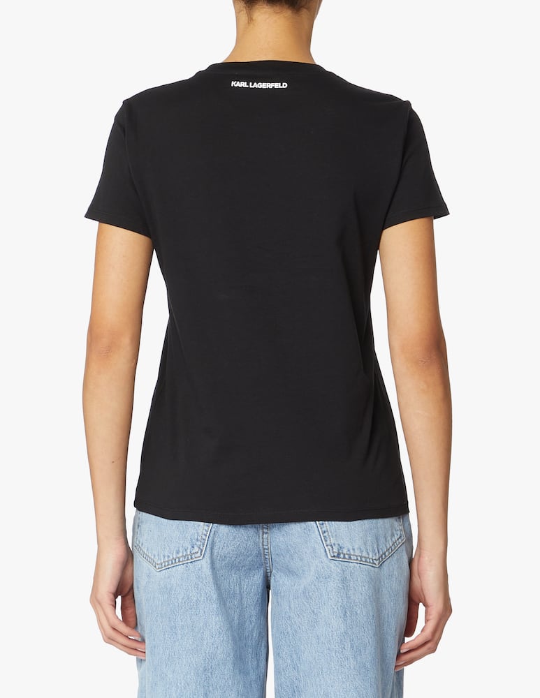 rinascente Karl Lagerfeld Ikonik Karl Jelly t-shirt - black