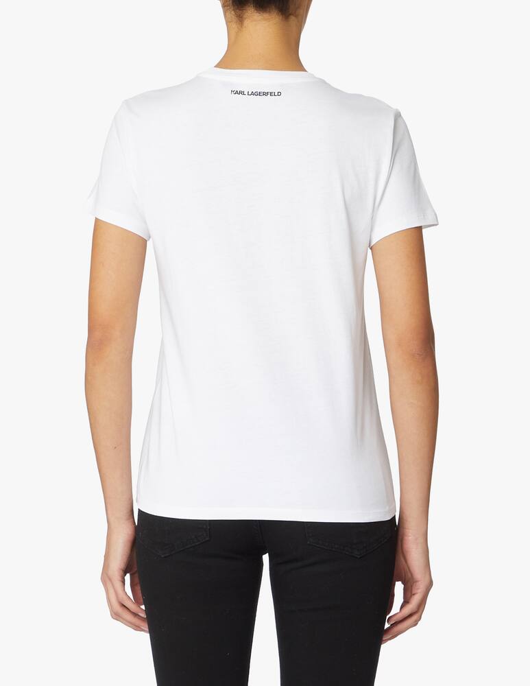 Karl Lagerfeld T-shirt con logo Karl Jelly - bianco - immagine 3 Karl Lagerfeld T-shirt con logo Karl Jelly - bianco - immagine 3
