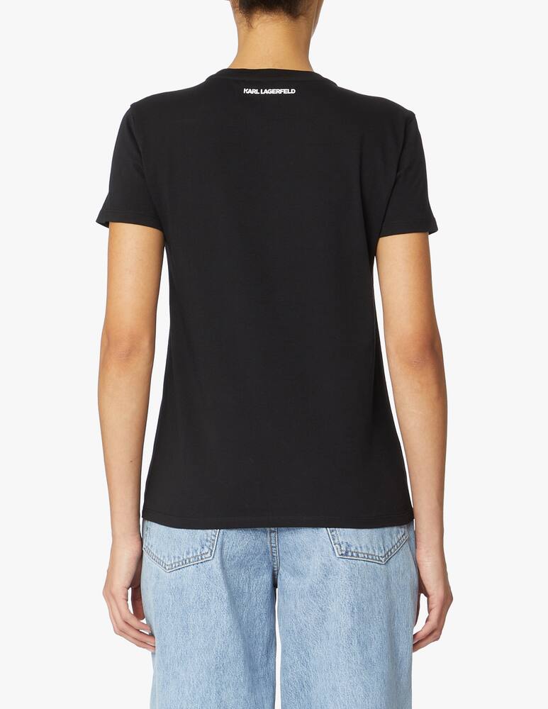 rinascente Karl Lagerfeld T-shirt con logo Karl Jelly - nero