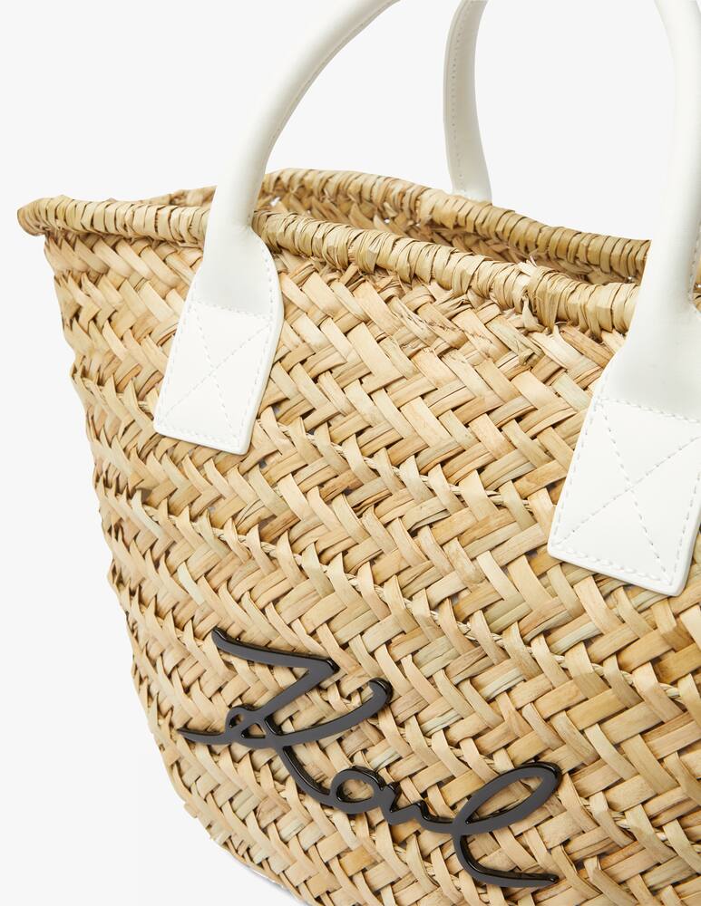 rinascente Karl Lagerfeld K/Signature borsa a cesta - beige