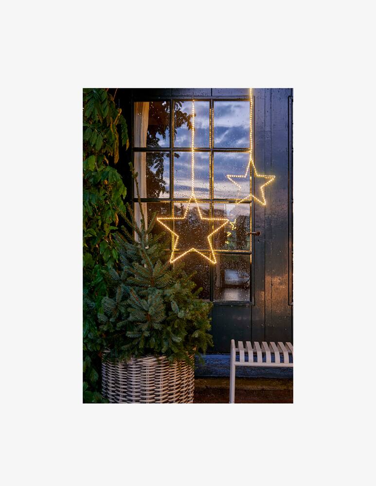 rinascente Kaemingk Outdoor Metal Star Warm White/White D38cm