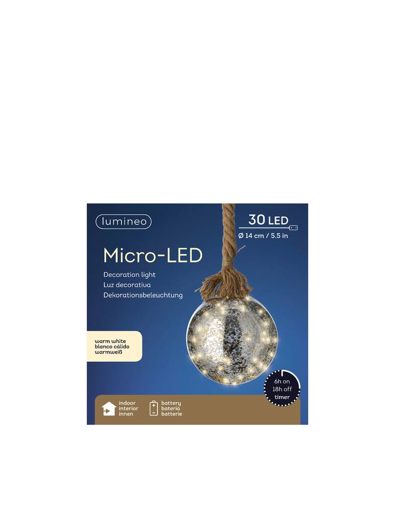 rinascente Kaemingk Micro Led Ball With Rope