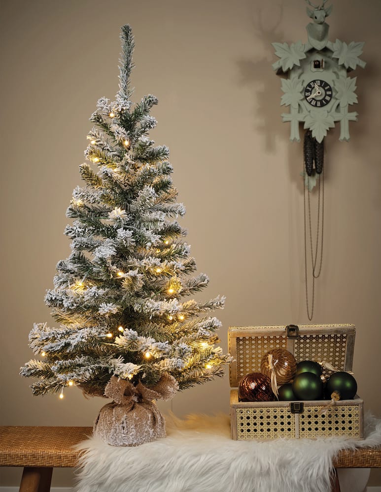 Kaemingk Albero di Natale mini Imperial innevato LED indoor h.90 - immagine 2 Kaemingk Albero di Natale mini Imperial innevato LED indoor h.90 - immagine 2