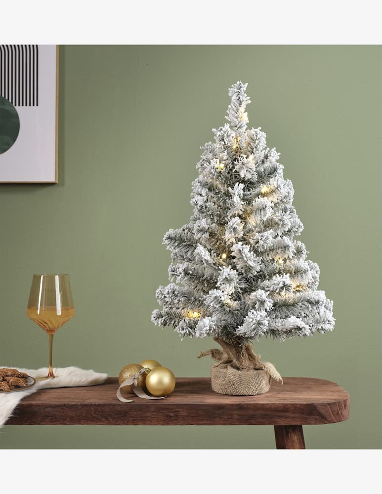 Kaemingk Albero di Natale mini Imperial innevato LED indoor h.90 - immagine 4 Kaemingk Albero di Natale mini Imperial innevato LED indoor h.90 - immagine 4