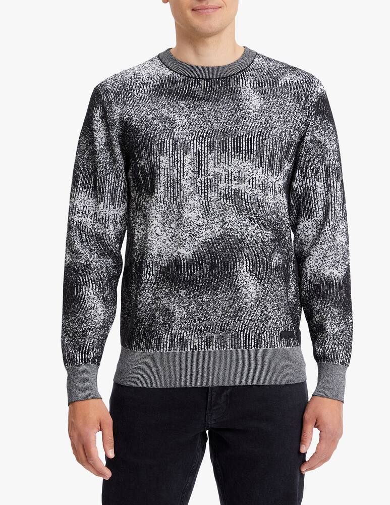 Calvin Klein Fancy jaquard crewneck jumper - picture 1 Calvin Klein Fancy jaquard crewneck jumper - picture 1