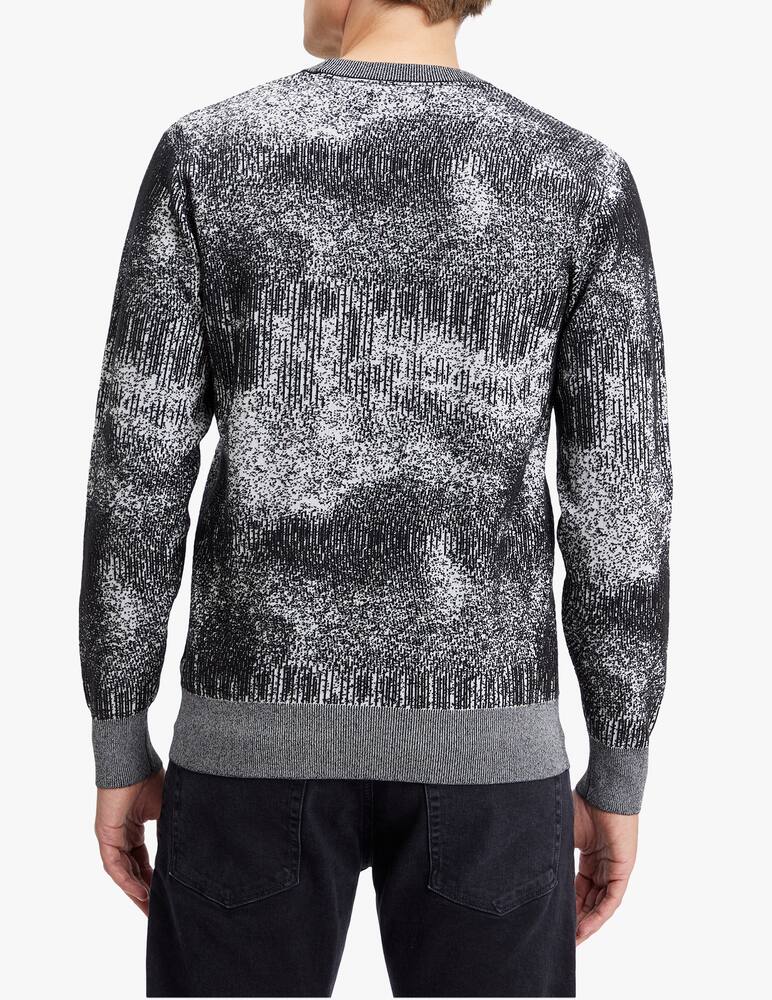 Calvin Klein Fancy jaquard crewneck jumper - picture 2 Calvin Klein Fancy jaquard crewneck jumper - picture 2