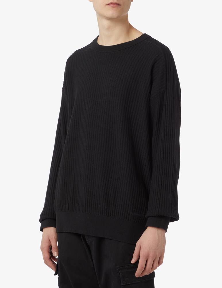 rinascente Calvin Klein Maglia girocollo in cotone a costine 