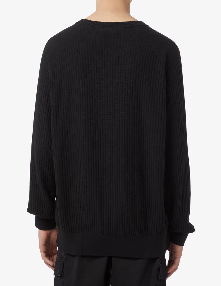 rinascente Calvin Klein Maglia girocollo in cotone a costine 