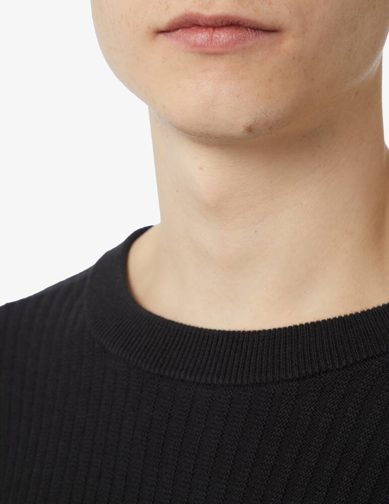 rinascente Calvin Klein Maglia girocollo in cotone a costine 