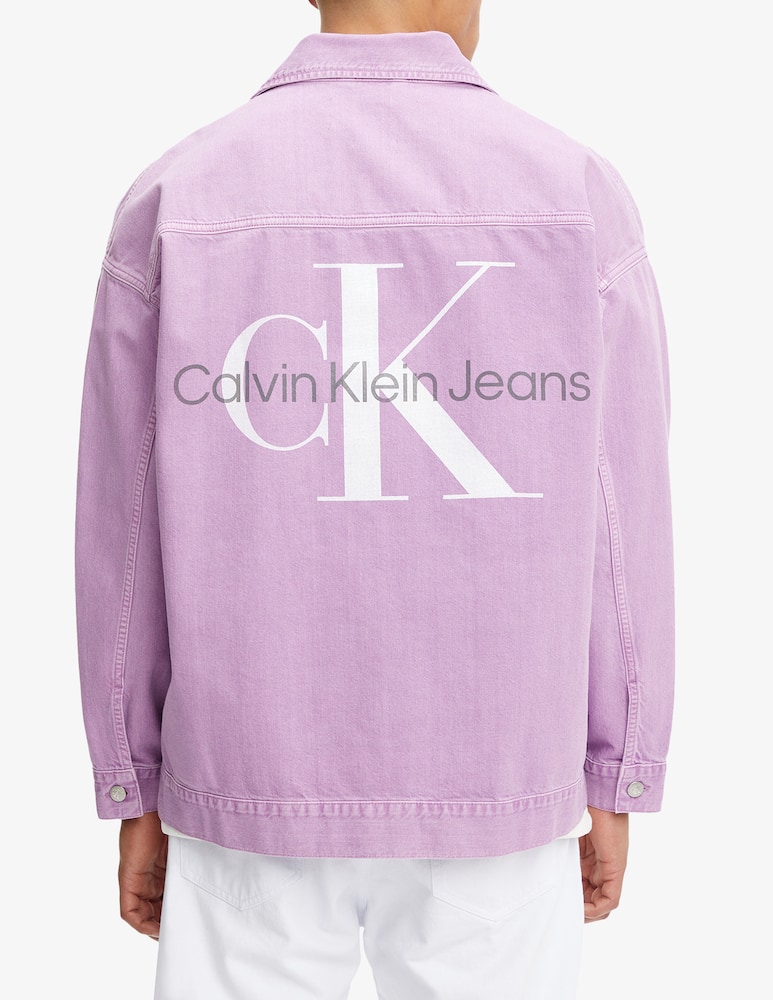 rinascente Calvin Klein Jeans Trucker logo denim jacket 