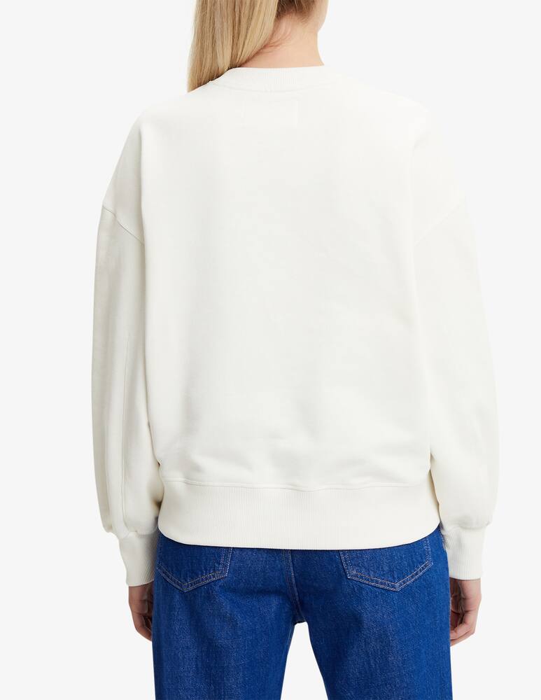 rinascente Calvin Klein Jeans Logo cotton crewneck sweatshirt with