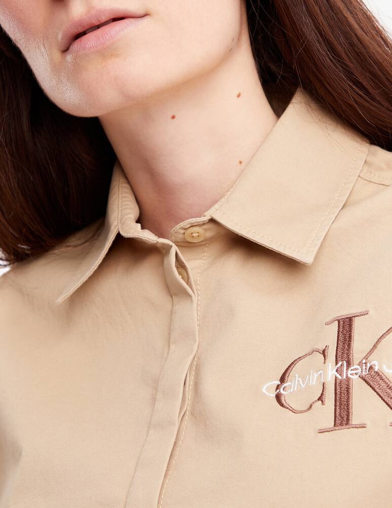 rinascente Calvin Klein Jeans Archival logo cropped shirt