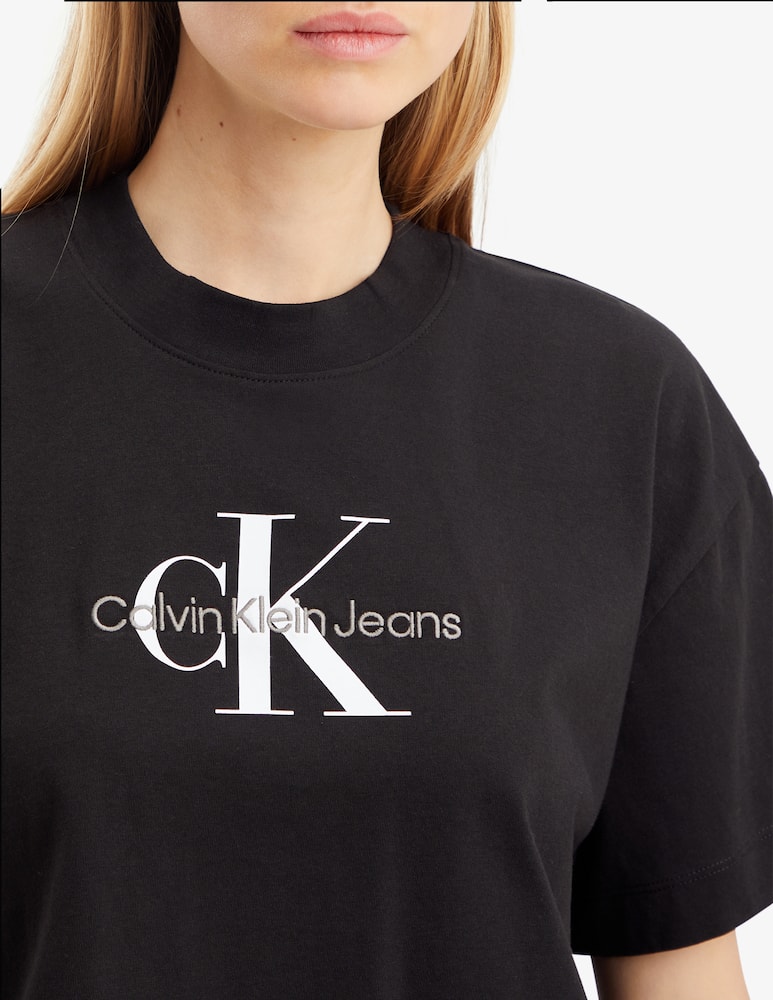 rinascente Calvin Klein Jeans Archival logo cropped tee