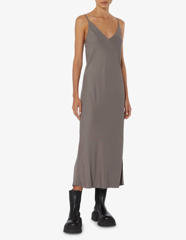 rinascente Calvin Klein Slim midi slip dress - Brown