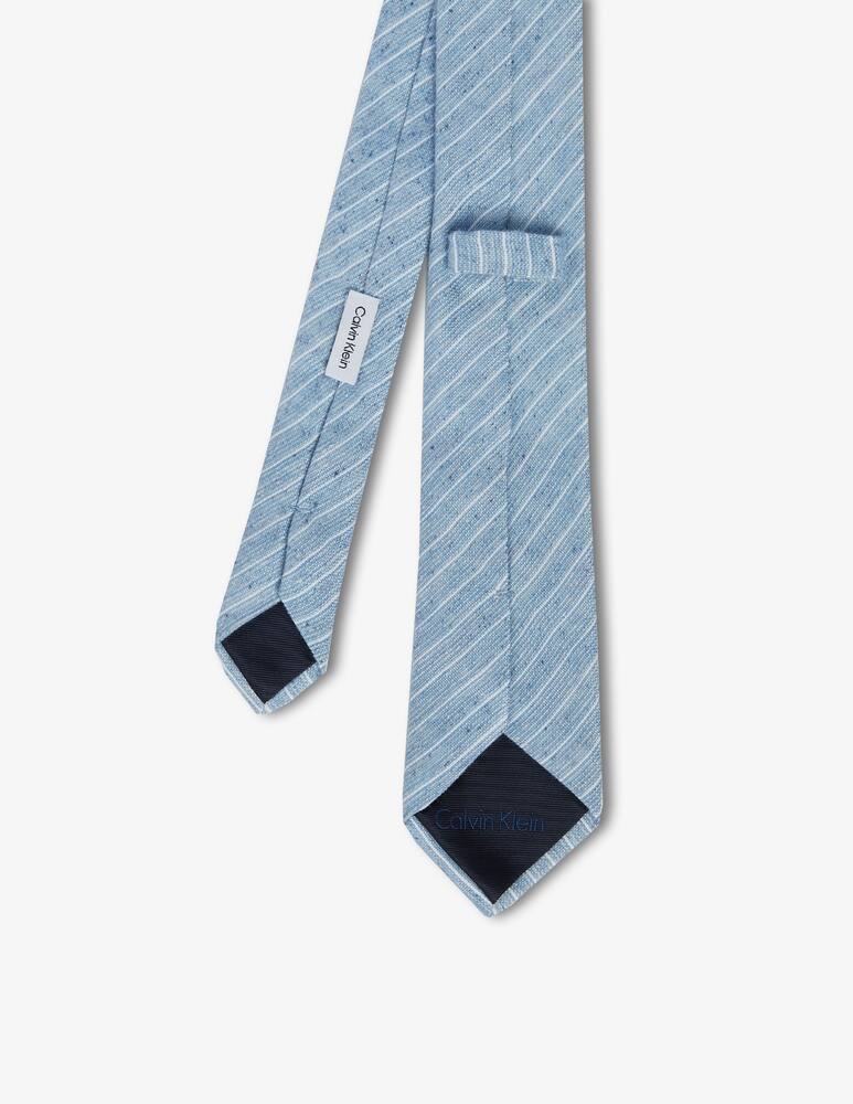 rinascente Calvin Klein Cravatta boucle micro riga Multicolor 