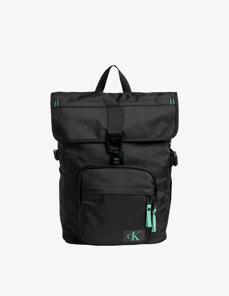 Calvin Klein Jeans Park culture clip flap backpack - picture 1 Calvin Klein Jeans Park culture clip flap backpack - picture 1