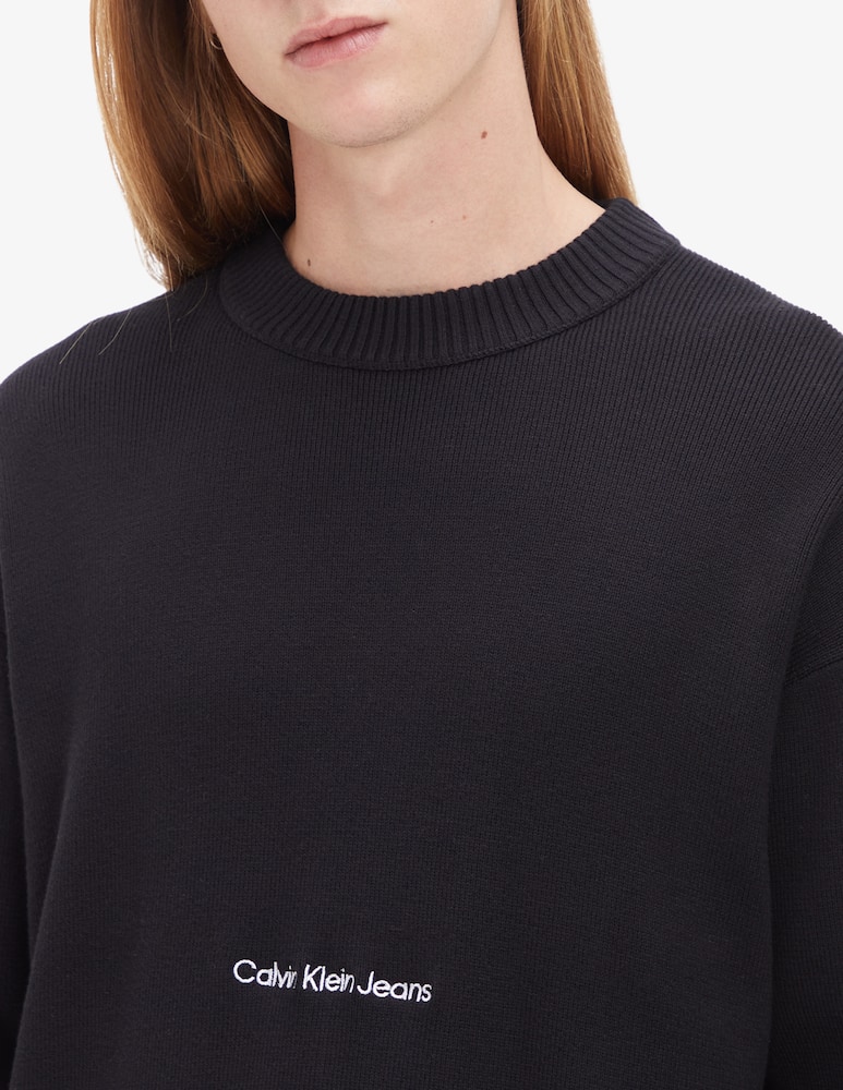 rinascente Calvin Klein Jeans Institutional logo crewneck jumper