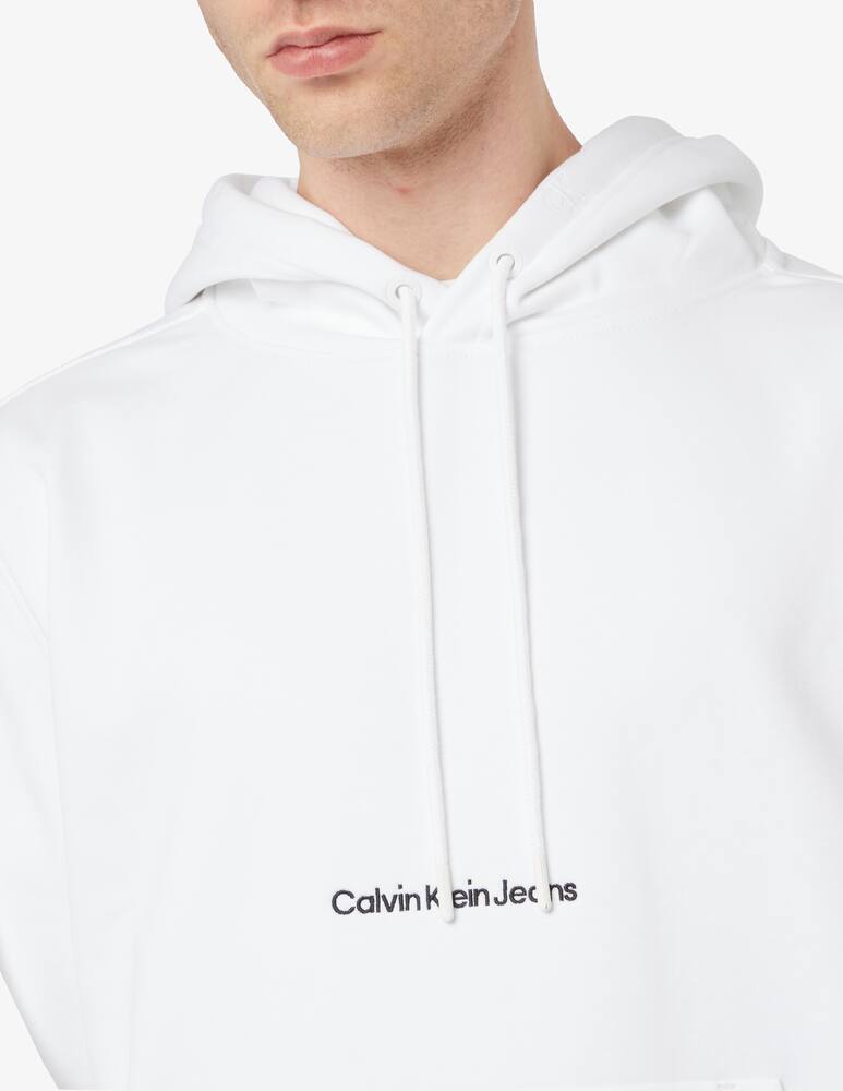 rinascente Calvin Klein Jeans Felpa con cappuccio logo institutional