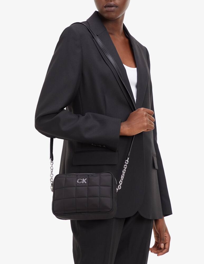 rinascente Calvin Klein Relock quilted camera bag