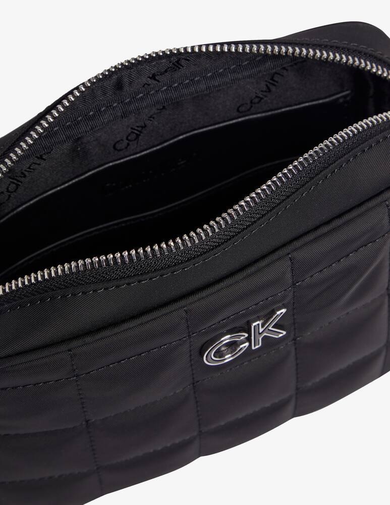 rinascente Calvin Klein Relock quilted camera bag