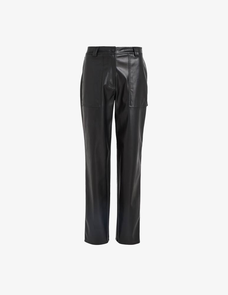 rinascente Calvin Klein Jeans Pantaloni a vita alta in similpelle