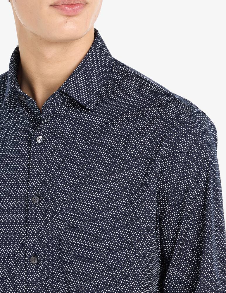 rinascente Calvin Klein Slim fit stretch dash print shirt