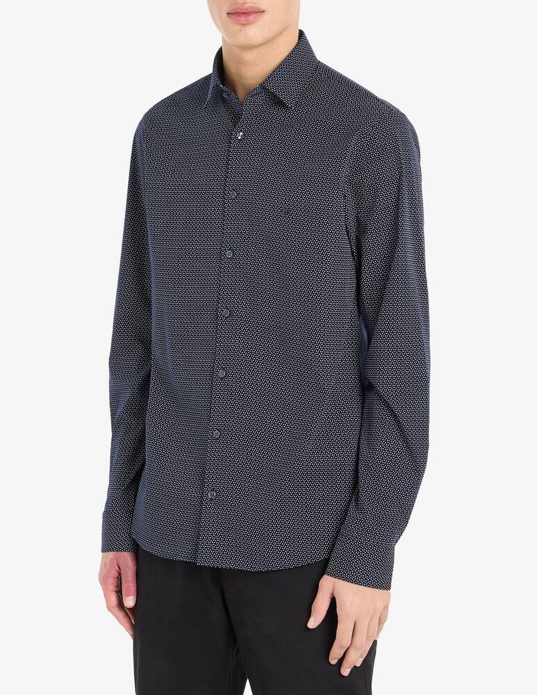 rinascente Calvin Klein Slim fit stretch dash print shirt