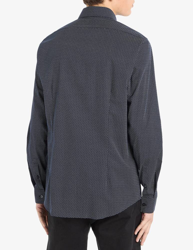 rinascente Calvin Klein Slim fit stretch dash print shirt