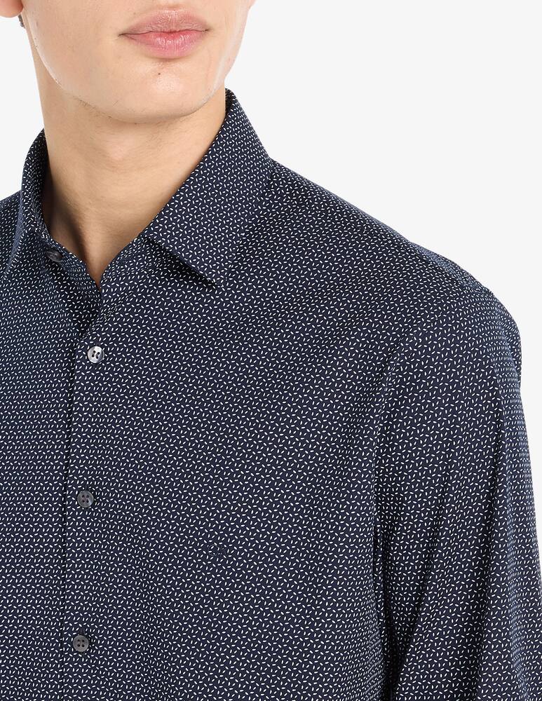 rinascente Calvin Klein Slim fit stretch dash print shirt