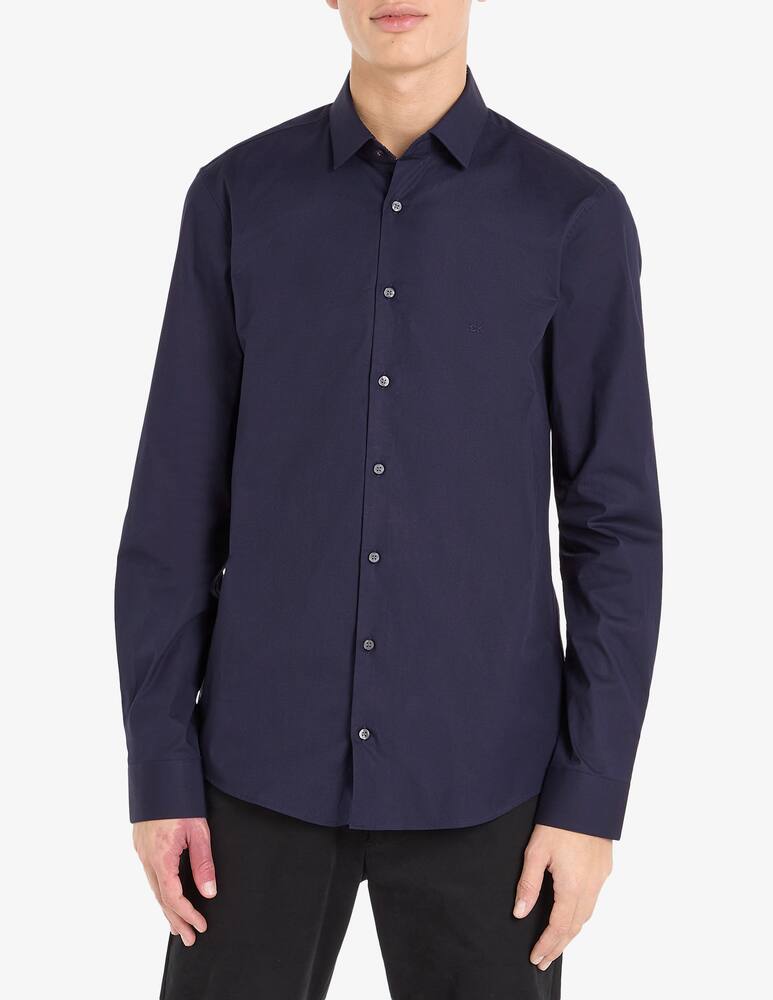 rinascente Calvin Klein Camicia popline contrasto slim fit