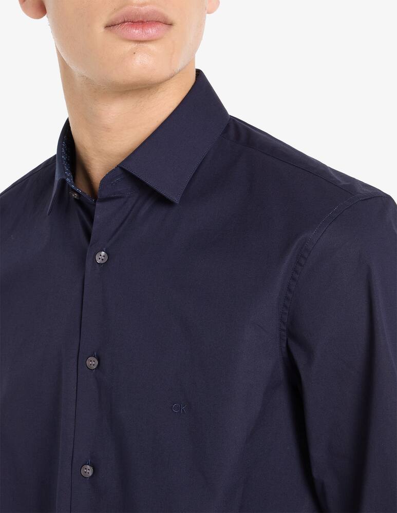 rinascente Calvin Klein Camicia popline contrasto slim fit