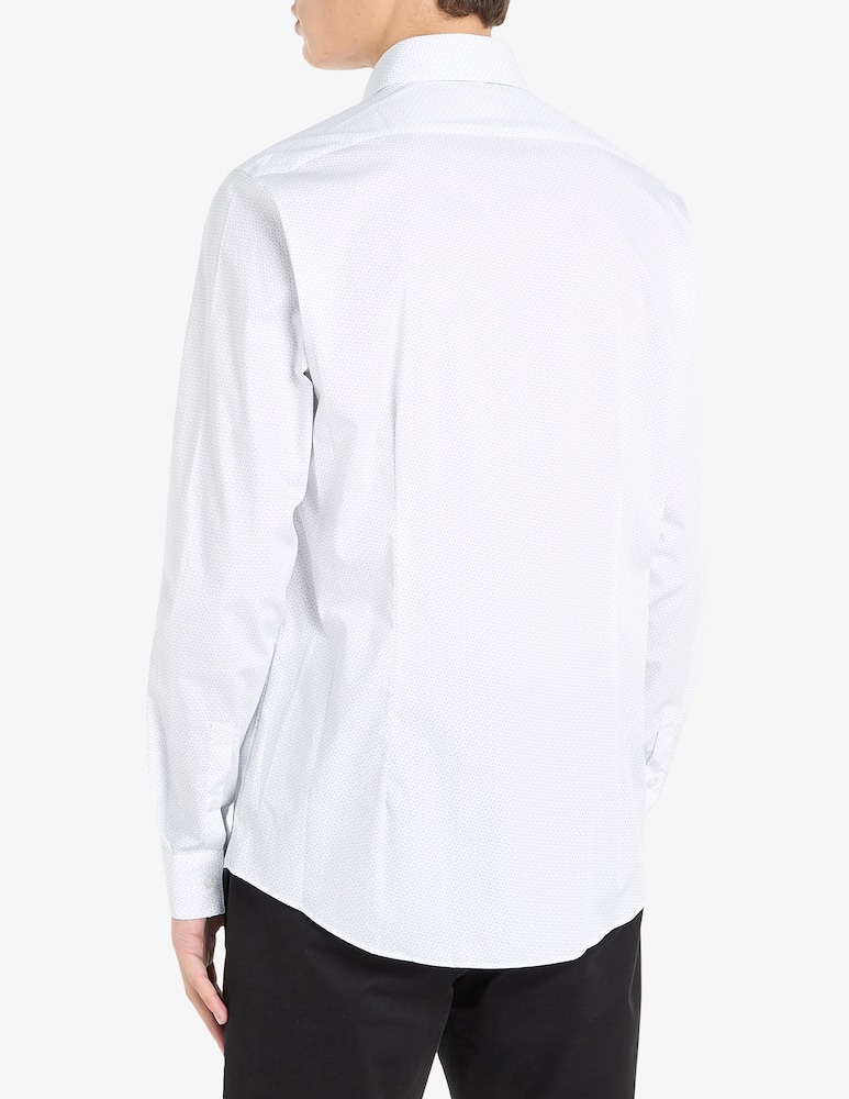 rinascente Calvin Klein Slim fit stretch dash print shirt