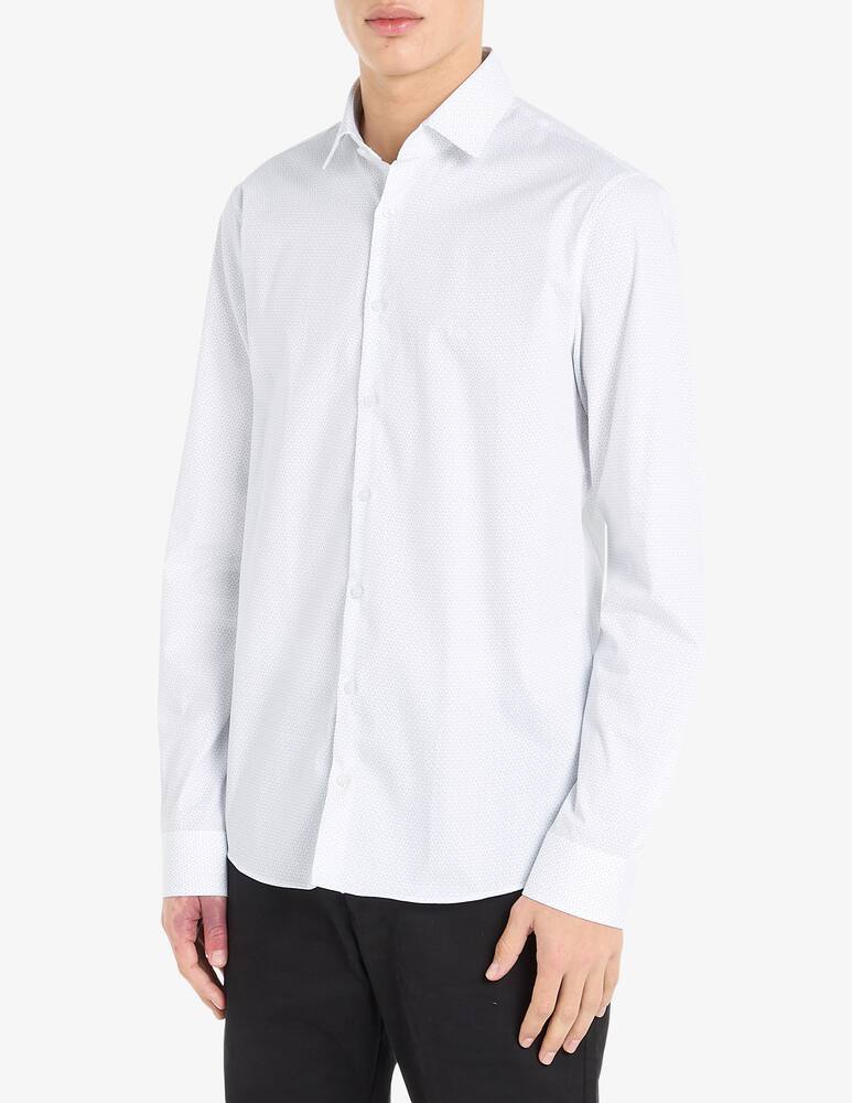 rinascente Calvin Klein Slim fit stretch dash print shirt