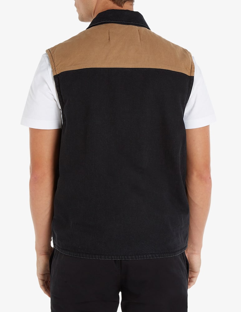 rinascente Calvin Klein Jeans Padded denim panel vest