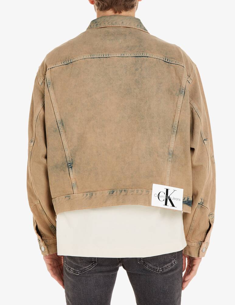 rinascente Calvin Klein Jeans Acid washed boxy panel denim jacket