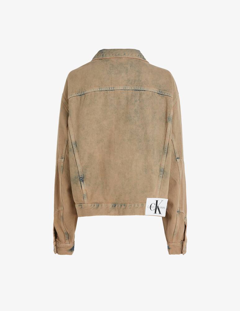 rinascente Calvin Klein Jeans Acid washed boxy panel denim jacket