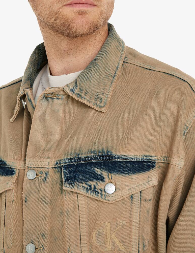 rinascente Calvin Klein Jeans Acid washed boxy panel denim jacket